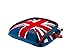 BubbleBum Inflatable Backless Travel Booster Car Seat, Union Jack