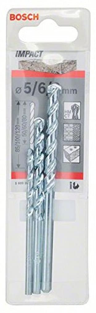 Bosch 1609200204 5 - 6 - 8 mm CYL-1 Masonry Drill Bit Set