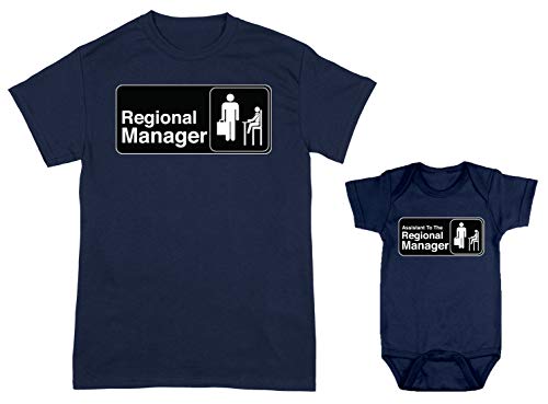 Regional Manager/Assistant to The Regional Manager Matching Family Shirts