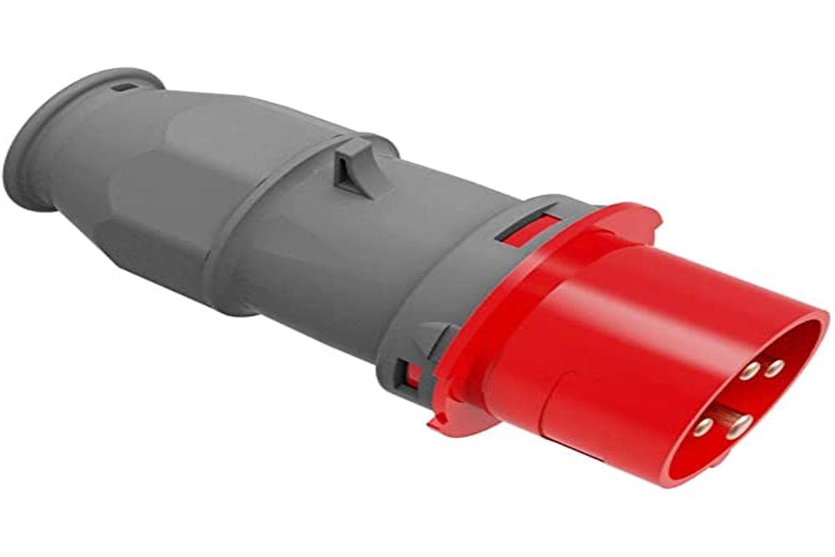 PIN CETAC 3 P+T RED 16A RETRACTILATED SOLERA