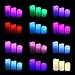 Ollieroo 3pcs Flameless LED Candle Lights 12 Color Changing with Remote Control and Timer for Wedding Party Christmas Lights