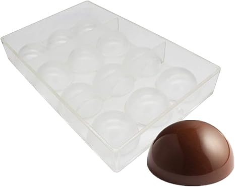 Amazon ポリカーボネート球形チョコレートモールド 各サイズの半球チョコレートモールド 5cm 飴 チョコレート型 オンライン通販