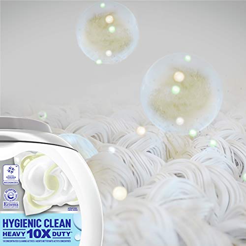 Tide Hygienic Clean Heavy Duty 10x Free Power Pods Liquid Laundry Detergent, White, Unscented, 41 Count