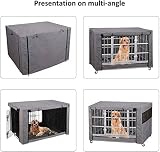 chengsan Dog Crate Cover 30 inch Windproof Breathable Privacy Kennel view 7