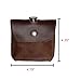 Hide & Drink, Liquor Flask Holder with Adjustable Strap (Bottle not Included) Travel Accessory, Full Grain Leather, Handmade, Bourbon Brown