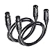 Cable Matters 2-Pack Premium XLR to XLR Microphone Cable 3 Feet primary