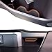CupHolderHero for Toyota Tacoma 2016-2020 Custom Liner Accessories - Premium Cup Holder, Console, and Door Pocket Inserts 19-pc Set (Double Cab) (Orange Trim)