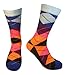 Modern Motif Men's Fun Socks, Metropolitan