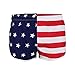 VBRANDED Men's American Flag Side Split Running Shorts Medium Red/White/Blue