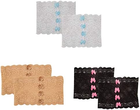 Women's Lace Elastic Anti-Chafing Thigh Bands Set of 3 Prevent Thigh Chafing Sexy Leg Bands