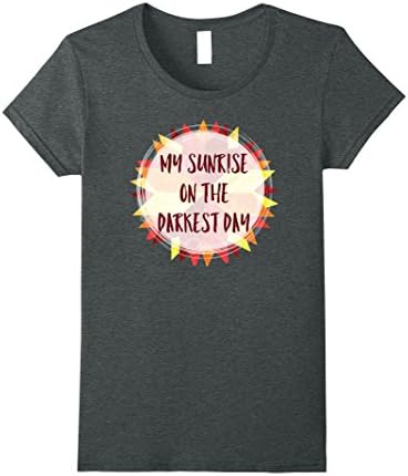 Womens Despacito, Sunrise on Darkest Day T-shirt XL Dark Heather