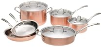 Calphalon Tri-Ply Copper 10 Piece Set
