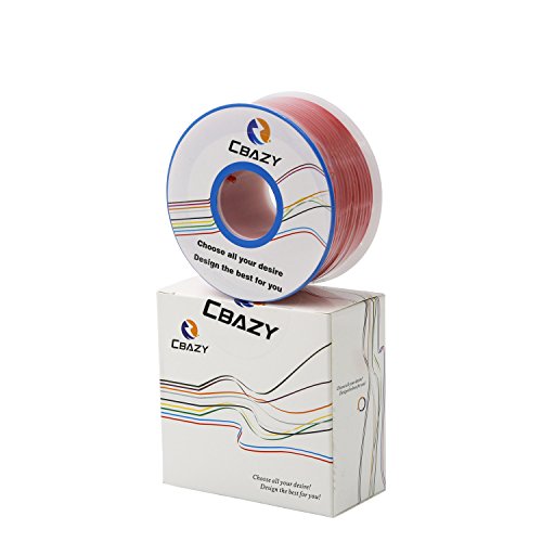 CBAZY™ Hook up Wire (Stranded Wire) 30 Gauge Flexible Silicone Wire 30AWG 45M (147 Feet) Electrical Wire Red - Thumbnail 3
