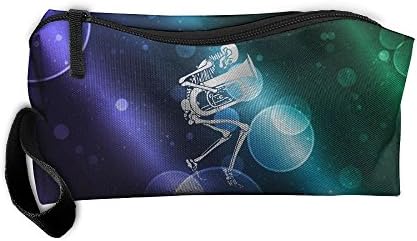 Tuba Skeleton Travel Toiletry Bag Buggy Bag Organizers