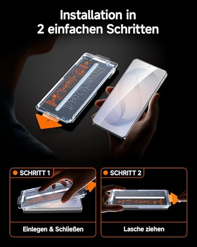 SMARTDEVIL [3 Pack Tempered Glass for Samsung Galaxy S26 - HD Screen Protector Made of 9H Screen Protector,Bubble-Free Installation,Fingerprint Unlock & Face ID Compatible,Case Friendly