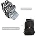 Tigernu Business Waterproof Laptop Backpack with USB Charging Port, Computer Rucksack Anti-Theft Water Resistant Travel Lap-top Bag, School Notebook Knapsack Fits for 15 15.6 inch Black Gray (Black)