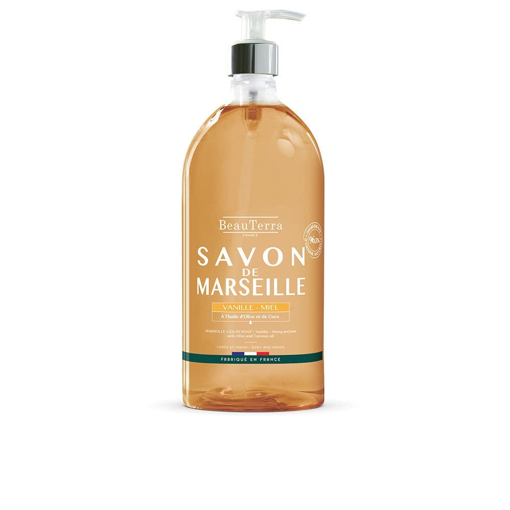 BEAUTERRA - Marseille LIQUIDE Soaps - Vanilla - Honey