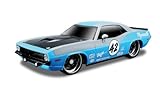 Maisto R/C 1:24 Scale 1970 Plymouth HEMI Cuda Radio Control Vehicle (Colors May Vary)