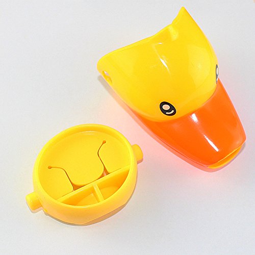 Kids Faucet Handle Extender Sink Extender for Toddler, Baby, Children Safe and Fun Hand-washing Solution - Yellow Duck by Sago Brothers - Thumbnail 2