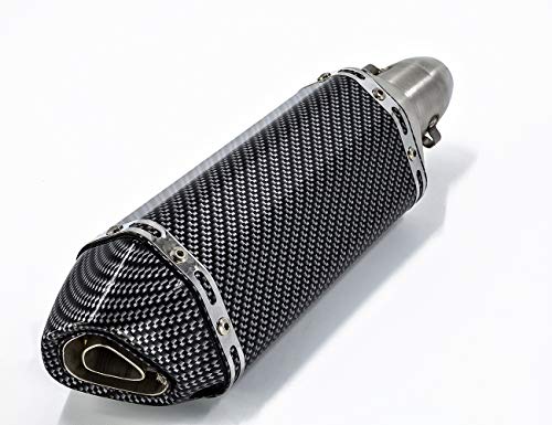 Soosee Motorcycle Slip on Exhaust system With Muffler Fit For Kawasaki ninja 250 ninja 300 2008-2017 - Thumbnail 2