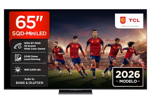 65C8L 65 Pulgadas SQD-Mini LED 4K HDR10+ Smart TV, 5.000 Nits