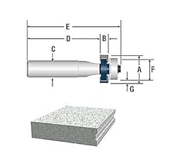 Bosch 85653M 1/16-Inch Depth 1/2-Inch Cut Face