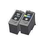 Inktoner Set 2 PG40 CL41 Ink for Canon PIXMA MX300, PIXMA MX310