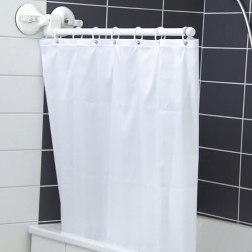 Suction Cup Shower Curtain Arm : Arm only with suction pad - w/out indicator button and shower curtain