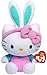 Ty Beanie Babies Hello Kitty with Turquoise Ears Plush