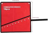 FTVOGUE Red Roll Up Tool Bag Wrench Spanner Screwdriver Pliers Storage 10 view 2