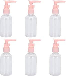 VALICLUD 6 botellas de plástico dispensadoras de jabón, botella vacía