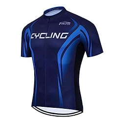Cycling Jersey Men, Summer Short Sleeved Bike