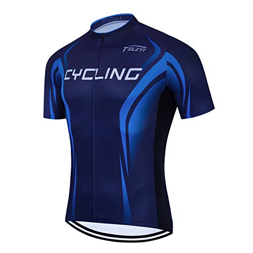 Cycling Jersey Men, Summer Short Sleeved Bike
