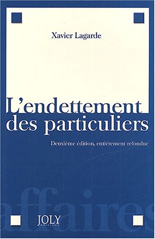 L' endettement des particuliers