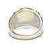 Fun Jewels Retro Style Silver Tone Multi Color Change Oval Stone Pattern Engraved Mood Ring Size 6-10