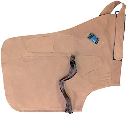 Farrier Chaps Suede Leather Horse Shoeing Apron Hoof Knife Pocket
