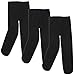 Luvable Friends Baby Girls' Nylon Tights, Black, 0-9 Months US