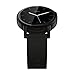 Motorola 2nd Generation Moto 360 42mm Smartwatch with Leather Wrist Band - Renewed (Black)