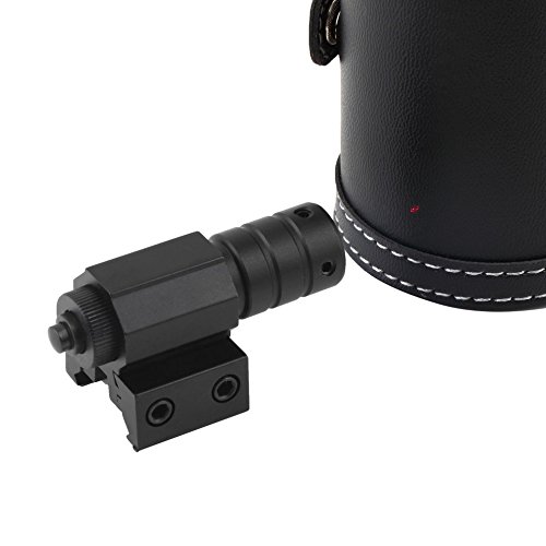 Lovelystar Tactical Red Laser Beam Dot Sight Scope, Tactical Hunting Red Dot Sight Laser Light Beam Scope with Mount for Fast Aiming Shooting at Stationary Moving Objects