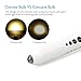 Opoway Nurse Penlight with Pupil Gauge, Reusable Diagnostic Pen Lights for Nursing School Student Doctor, Warm White, Pack of 2
