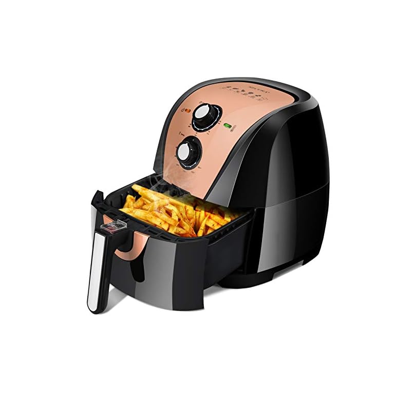 Secura Air Fryer XL 5.3 Quart 1700Watt Electric Hot Air Fryers Oven