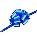 Large Royal Blue Ribbon Pull Bows - 9