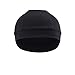 Hihelp 2Packs Skull Cap Quick Dry Sports Sweat Beanie Great Cycling Caps Headband Sweatband for Man Woman (Black & Gray)