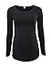 Ecavus Women's Maternity Tops Long Sleeve Clothes Flattering Side Ruched Pregnancy T-Shirt