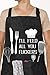 I'll Feed All You - Funny Apron for Men with 2 Pockets Christmas Gifts for Dad, Birthday Gifts for Men, Women, Boyfriend, Husband, Brother, Mom, Friend, BBQ Grilling Aprons for Men