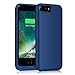iPhone 7 Plus 8 Plus Battery Case 7000mAh Capacity Extended Battery Power Charger for iPhone 7Plus 8Plus (5.5inch) 4 LED Indication Ultra Slim Portable Charging Cover - Blue