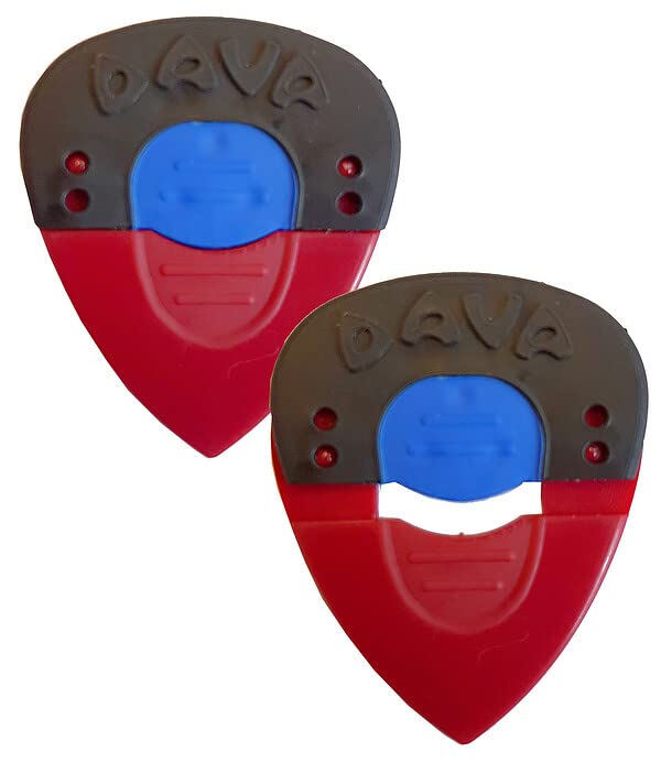 Dava® Click Pick Multi-Gauge Guitar Pick Pack of 2