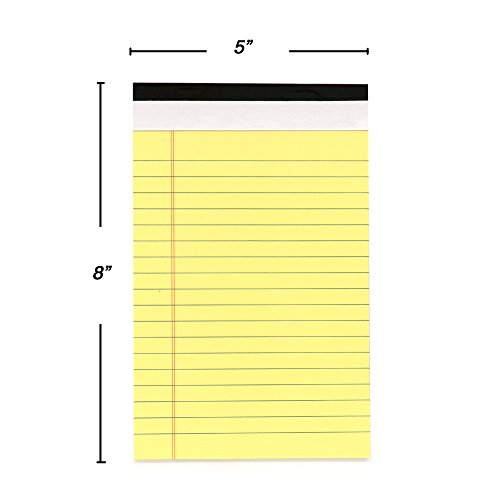 Jr. Legal pad, small note pads legal Ruled Writing Pad. Perforated Edge