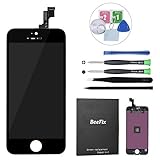BeeFix for iPhone SE / 5S LCD Touch Screen Replacement Display Digitizer with Free Tools and Instructions (NOT FOR iPhone 5/5C) - Black