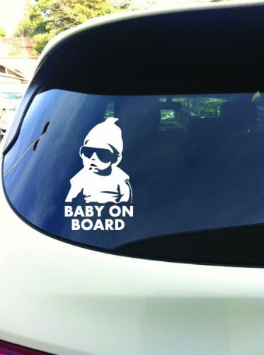 Customize Right Baby on Board funny jeep stickers - Sticker Decal Window Bumper - Carlos From The Hangover Driving Jdm Friends decals stickers